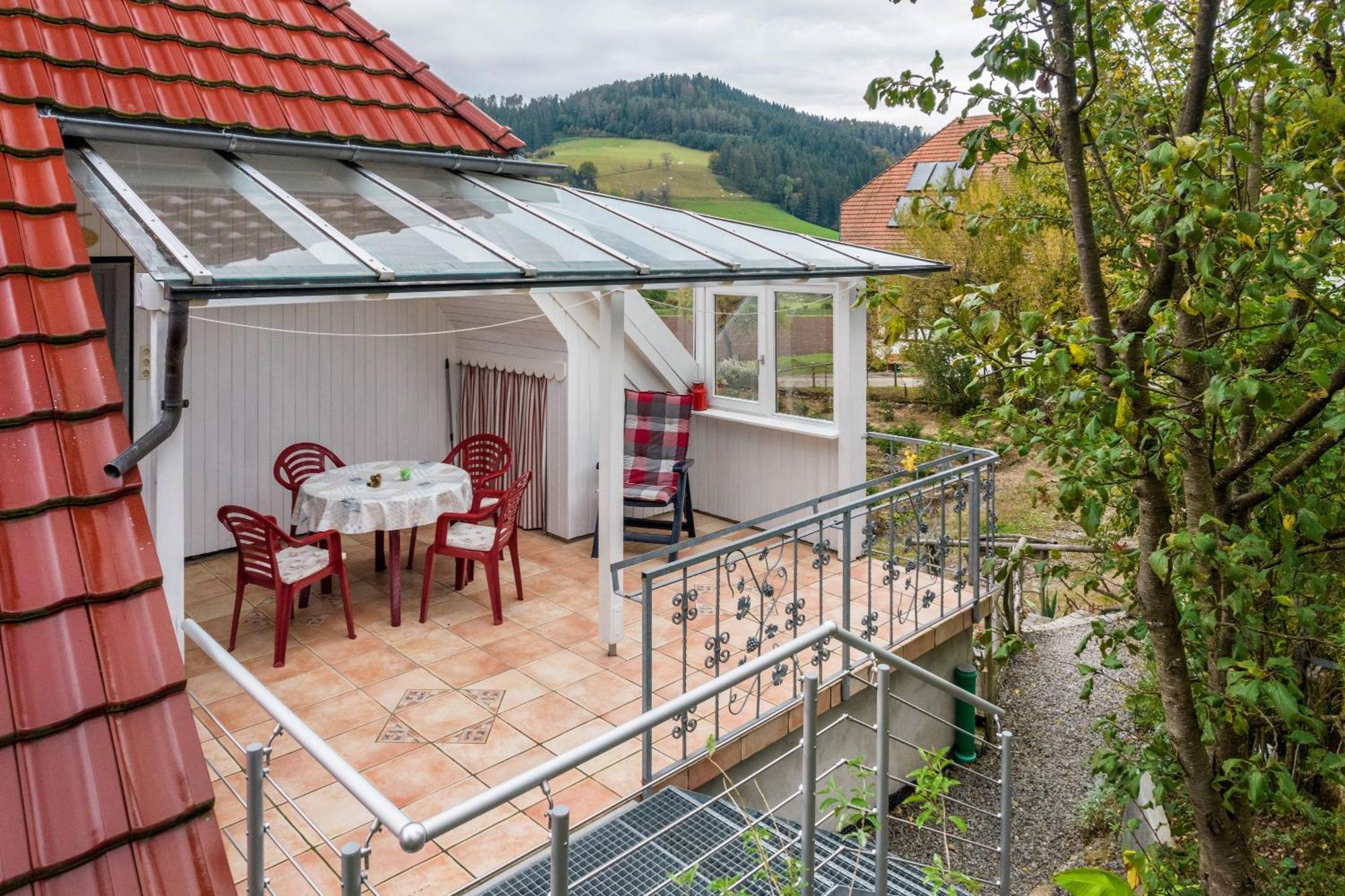 FeWo Lehmann mit Blick auf Schloß Gutach Exterior foto